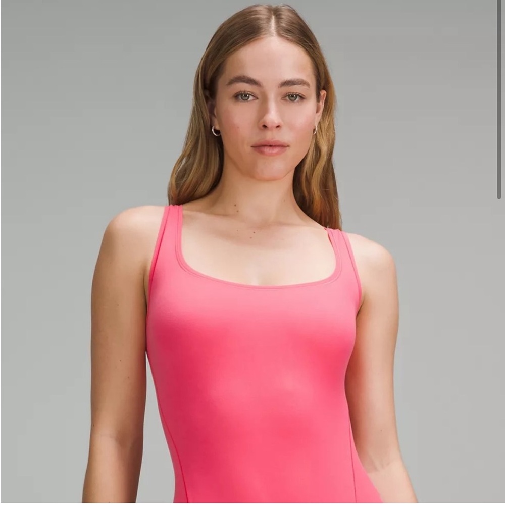 NWT Women’s Lululemon Wundermost Ultra-Soft Nulu Square Neck Sleeveless Bodysuit